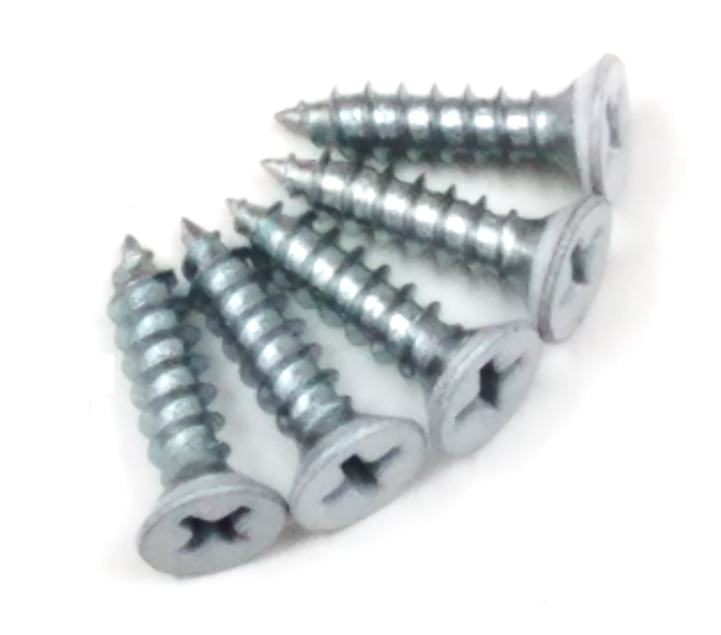 Fly Cut Wood Screws For Door Hinges - White Prime - #9 X 3/4" Inch