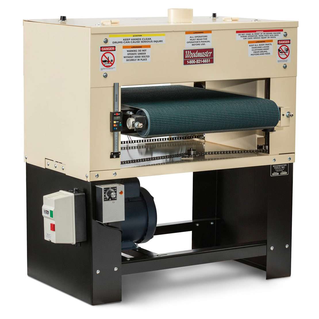 26″ 5 HP Single Drum Sander