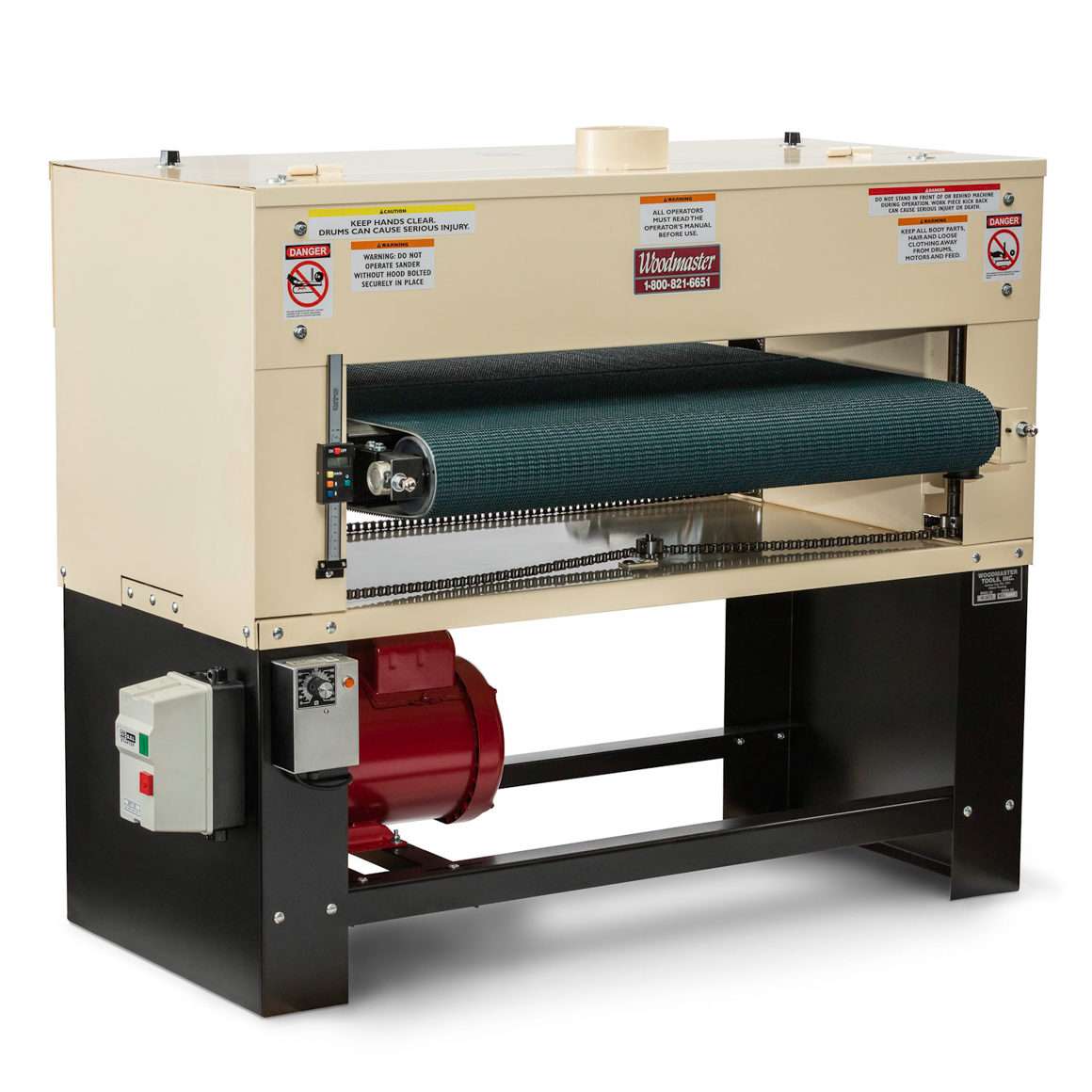 38″ 5HP Single Drum Sander