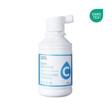xTool XT-P5020887 Cyan Apparel Printer Ink 500ml