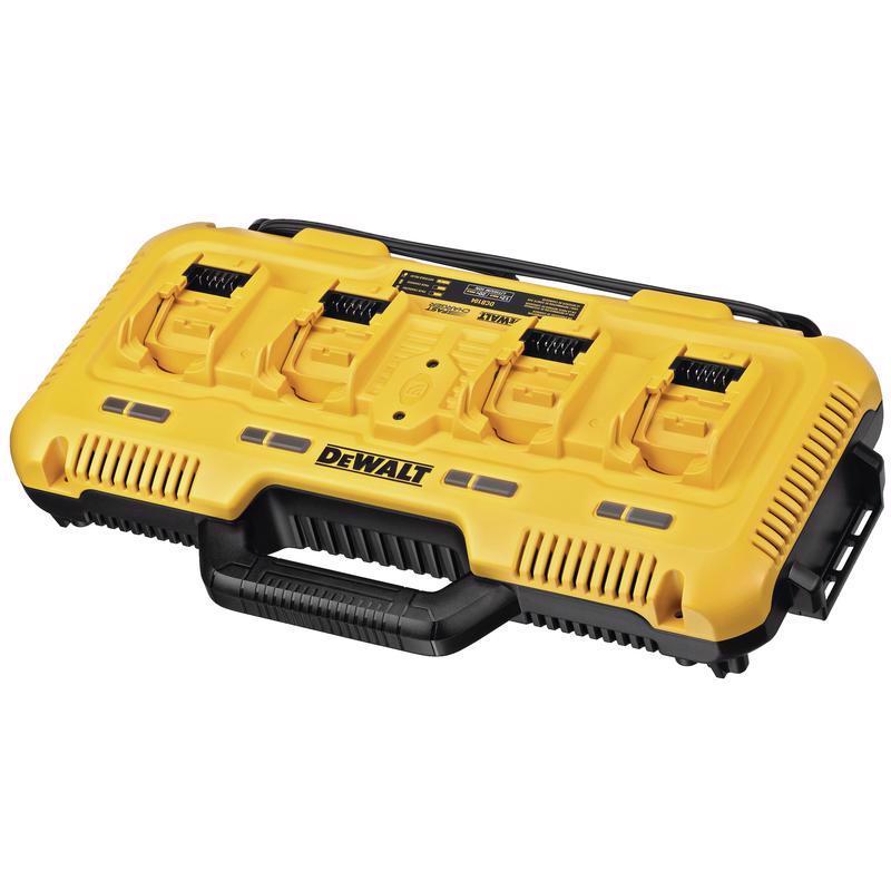 Dewalt DCB104 20V MAX DCB104 20 V Lithium-Ion 4-Port Fast Charger 1 pc
