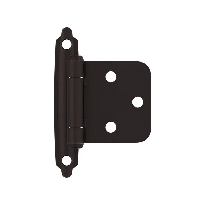 Amerock TENR3429ORB 1-13/16 in. W X 2-3/4 in. L Oil Rubbed Bronze Black Steel Variable Hinge 10 pk