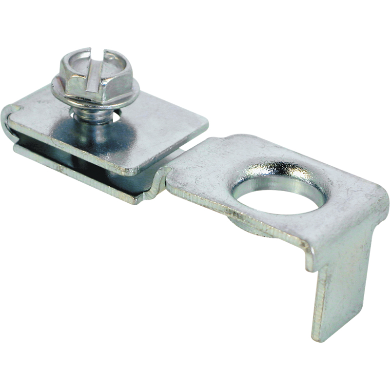 Prime-Line N 6640 0.38 in. D X 1.25 in. L Zinc-Plated Silver Steel Bracket 1 pk