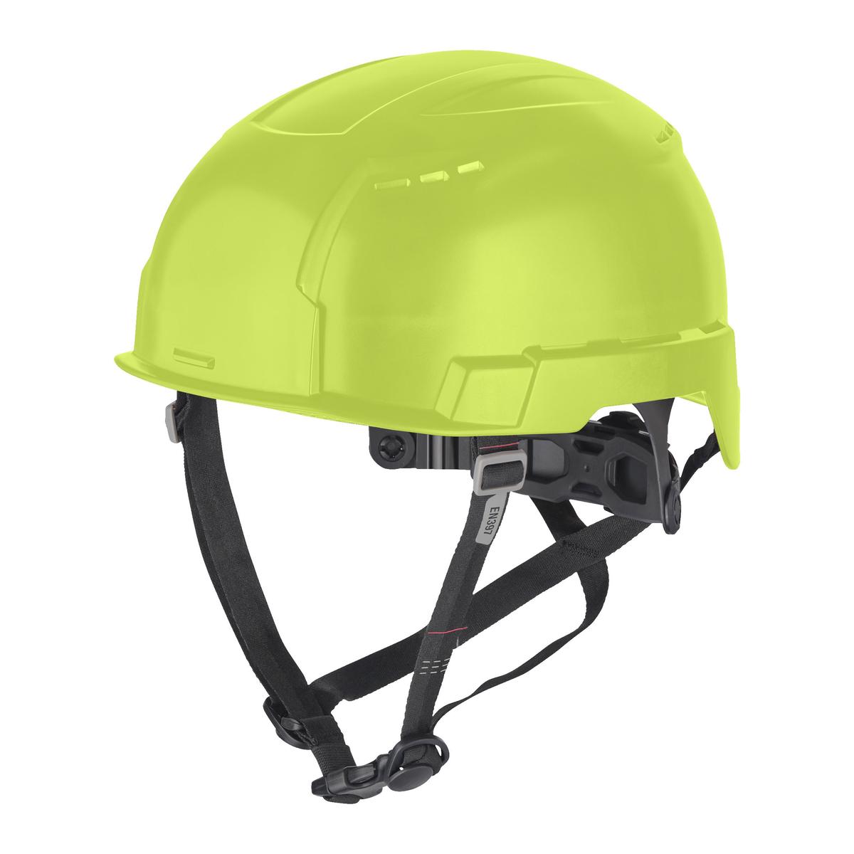 Milwaukee industrial climbing helmet BOLT200 Hi-vis yellow ventilated 4932480654