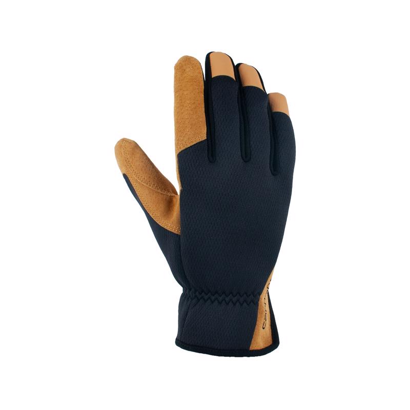 Carhartt GD0869MBLKBLY-L Men's Indoor/Outdoor Work Gloves Beige/Black L 1 pair