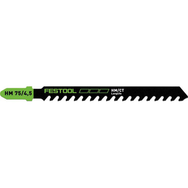 Festool 204343 Jigsaw blade HM 75/4,5 BUILDING MATERIALS ABRASIVE MATERIALS