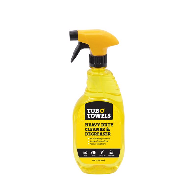 Tub O' Towels TW24-SPR Citrus Scent Cleaner and Degreaser 24 fl. oz. Spray