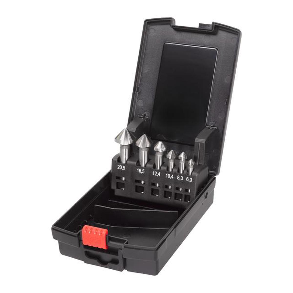 Milwaukee HSS-CO countersink bit 90 set 6 pieces 4932493575