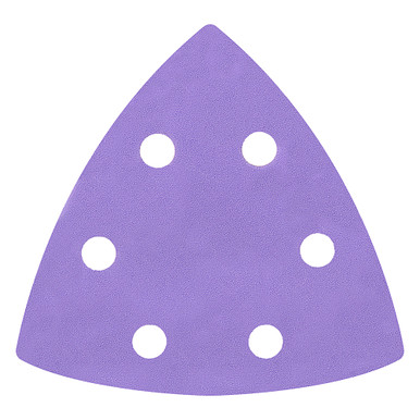 Trend Aluminum Oxide 4 Inch Delta 120 Grit Abrasive Sanding Sheets, AB/OSC/120A, Pack of 10