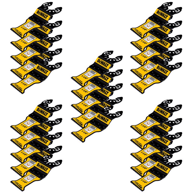 Dewalt DWA4258B25 1-1/4 in. Bi-Metal Oscillating General Purpose Kit 25 pk
