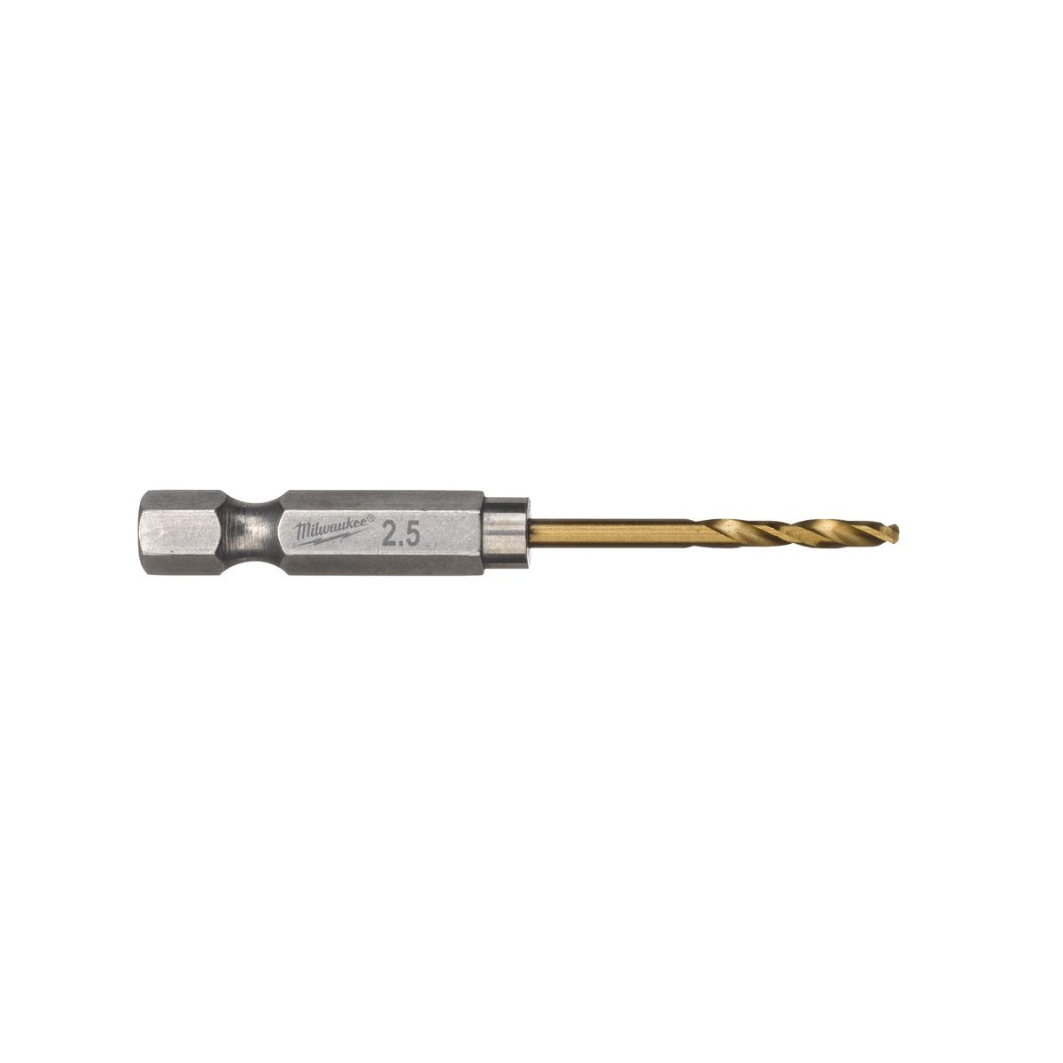 Milwaukee metal drill HSS-G TiN RED HEX 13.5x19mm SHOCKWAVE 4932478175