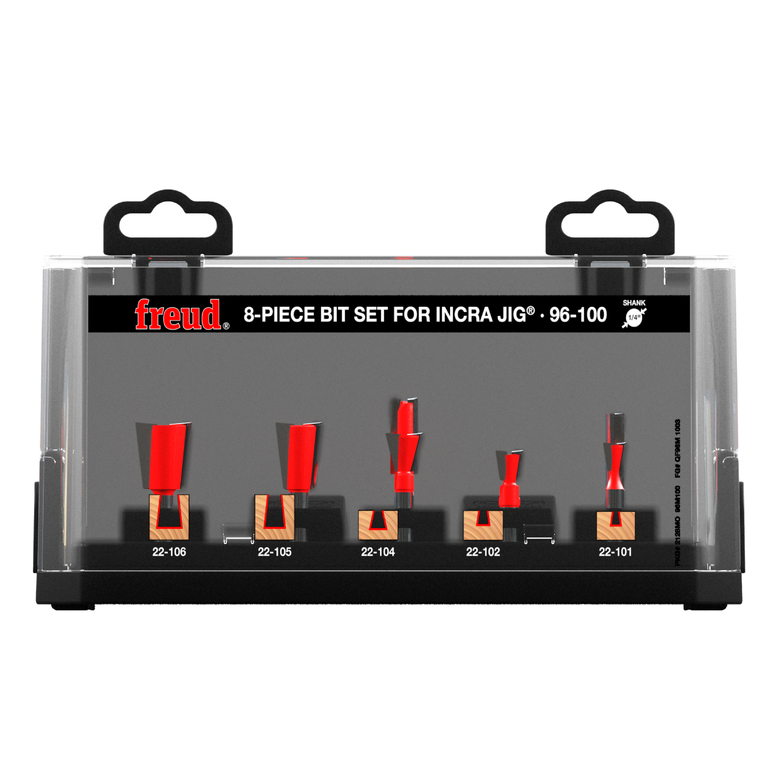Freud 96-100 8 Piece Bit Setsfor Incra Jig