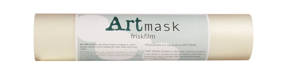 Art Mask 18″ x 25 YD Adhesive Backed Masking Film
