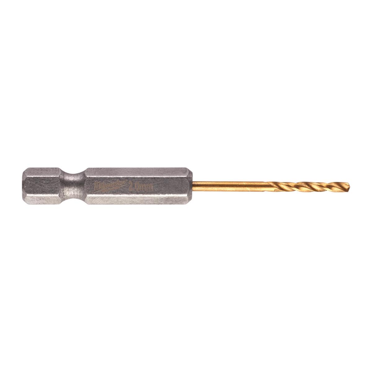 Milwaukee metal drill HSS-G TiN RED HEX 2x17mm SHOCKWAVE 48894703