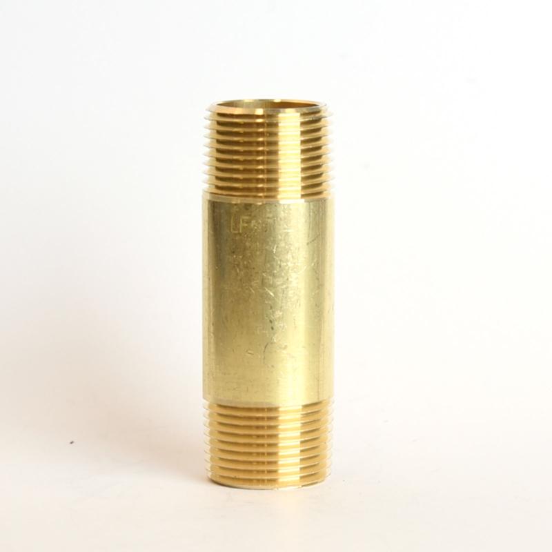 Atc 6JC126300201050 3/4 in. MPT X 3/4 in. D MPT Yellow Brass Nipple 3 in. L