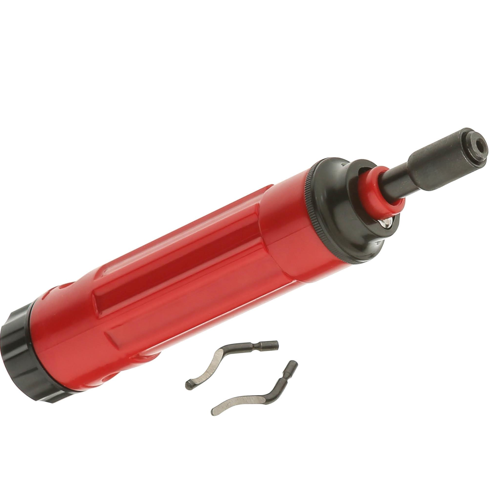 DEBURRING TOOL WITH 2 BLADES