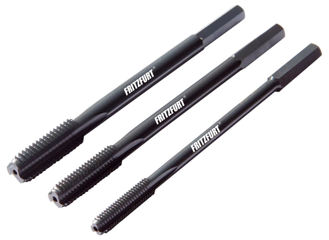 3PC WOOD THREAD TAP SET
