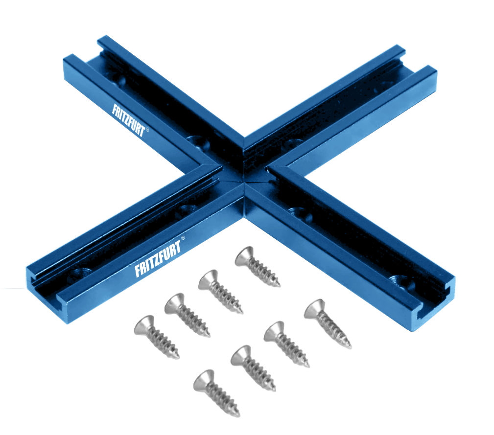 UNIVERSAL T-TRACK INTERSECTION KIT 4PCS