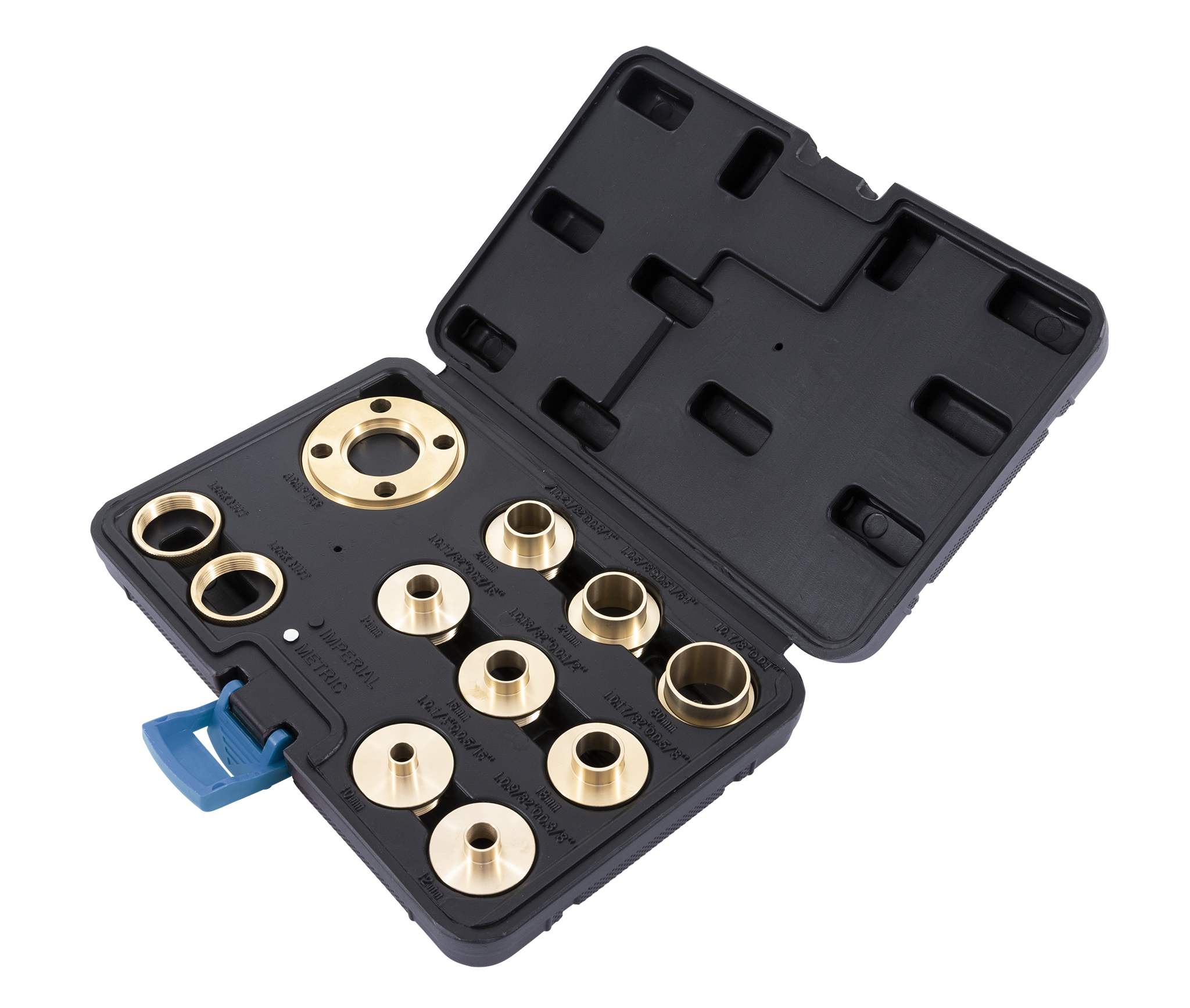 11 PCS BRASS ROUTER BUSHING SETS