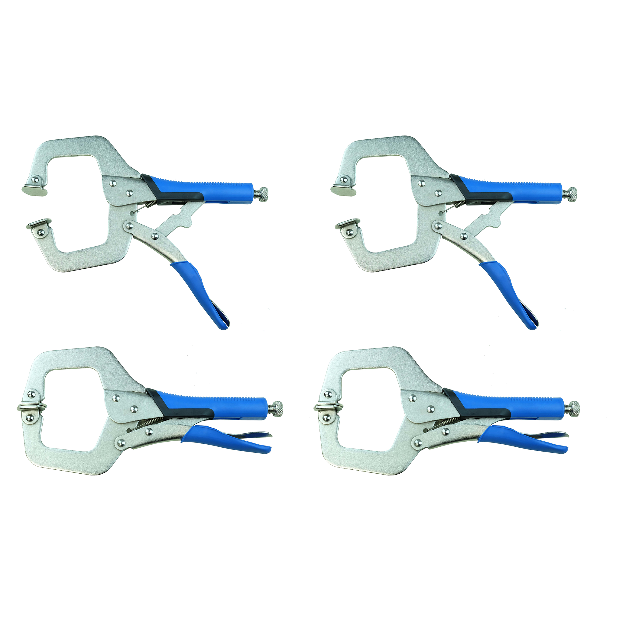 11"ADJUSTABLE FACE CLAMP 4PACK