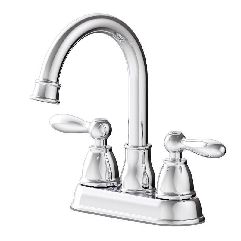 Oakbrook Collection 67513W-6301 Jennifer Chrome Traditional Centerset Bathroom Sink Faucet 4 in.