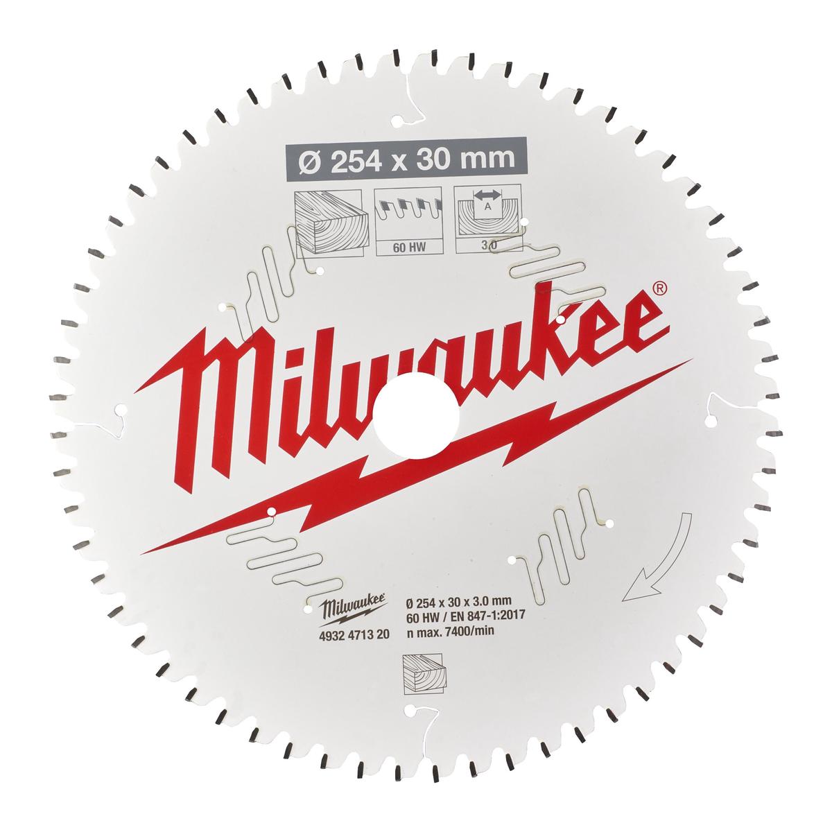 Milwaukee circular saw blade 4932471320