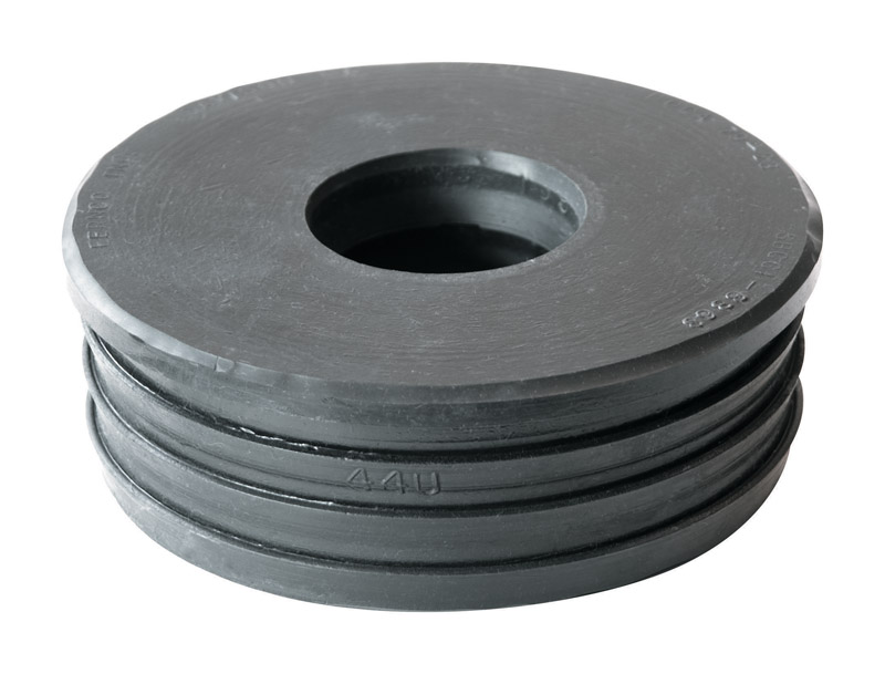 Fernco P44U-139 Schedule 40 4 in. Compression X 1-1/2 in. D Compression PVC Donut Fitting 1 pk