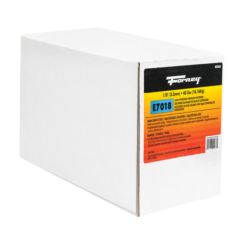 Forney 42463 1/8 in. D X 15 in. L E7018 Mild Steel Low-Hydrogen Welding Electrodes 84000 psi 40 lb 4 pk