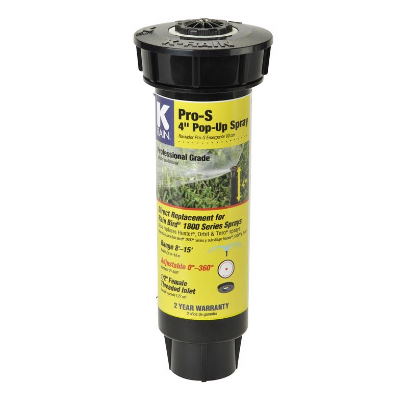 K Rain 24151H Pro S 4 in. H Adjustable Pop-Up Spray Head