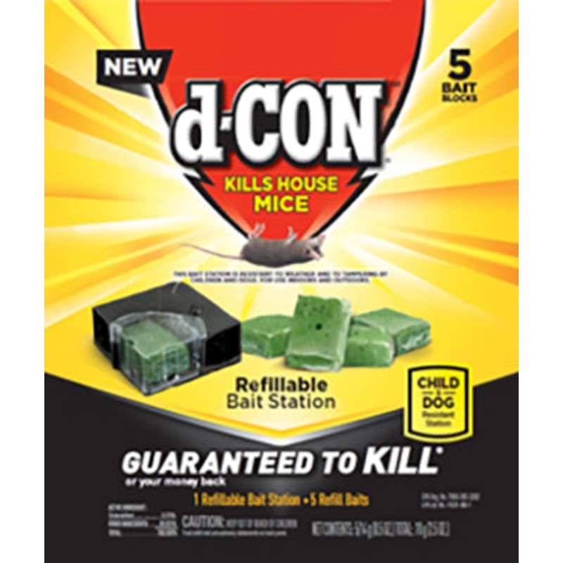 BAIT STATION W/5 REFILLS CORNER FIT