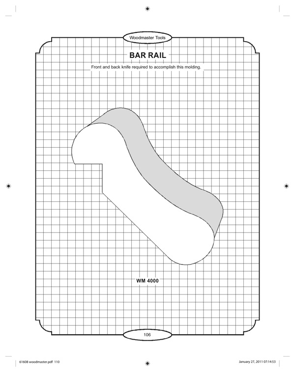 Bar Rail Molding