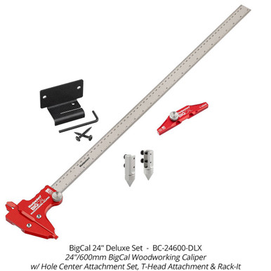 Woodpeckers BigCal 24 in Deluxe Set - With Center and T-Head Attachements