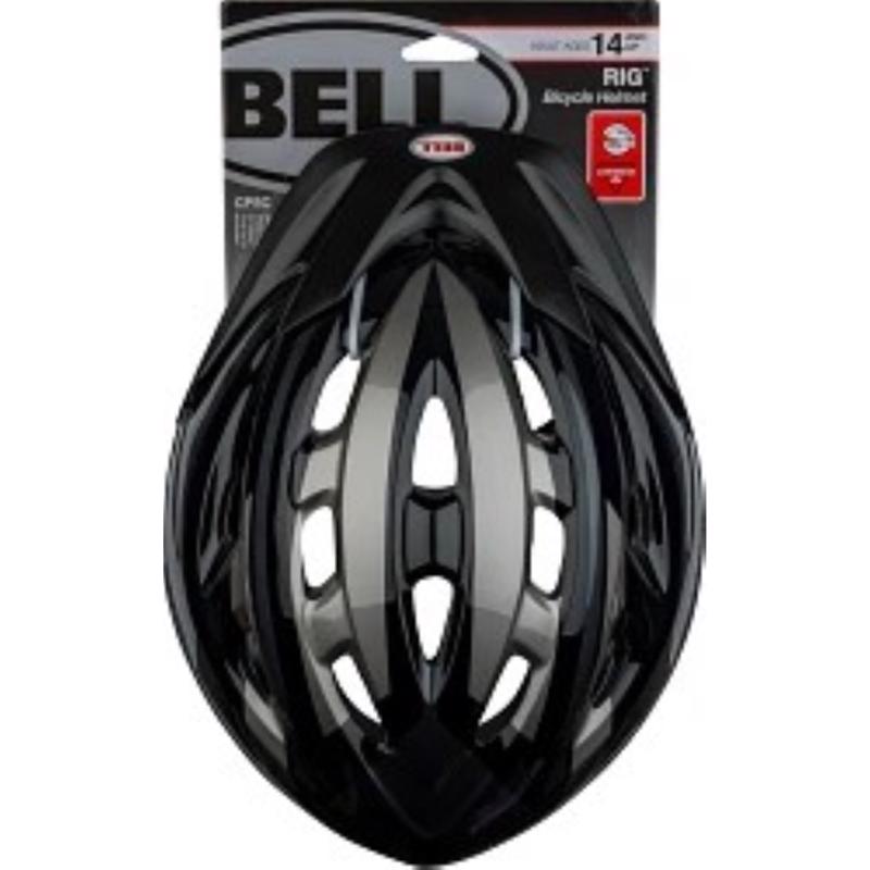 Bell Sports 7107136 Black Rig Polycarbonate Bicycle Helmet
