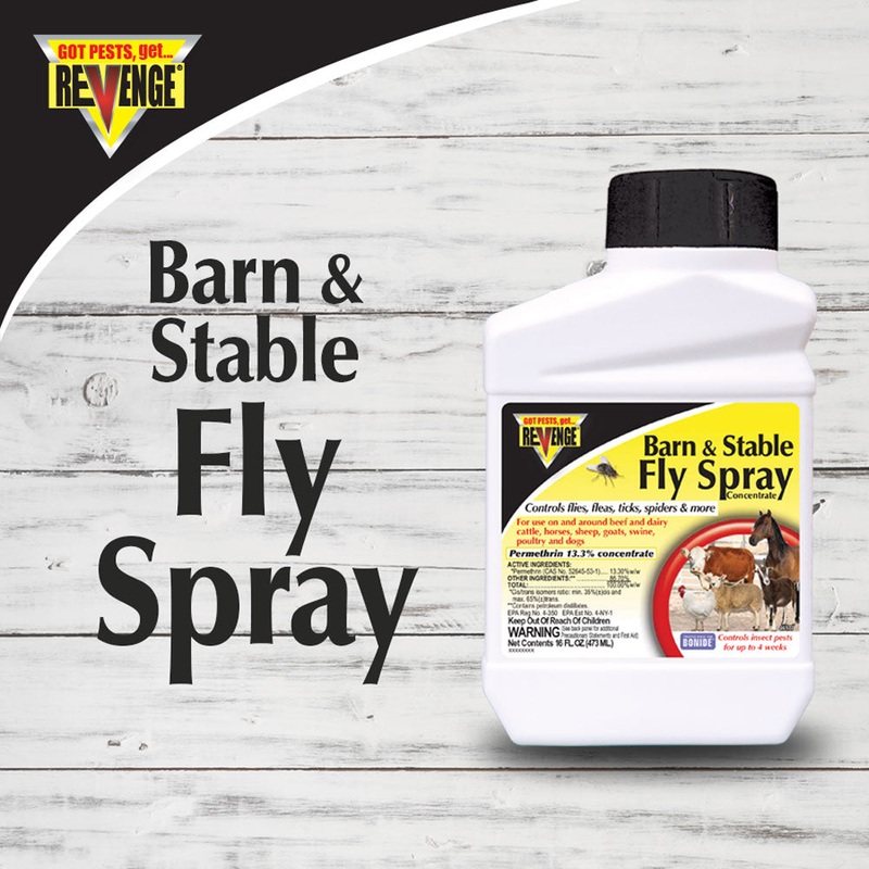 BONIDE Products LLC REVENGE Barn & Stable Fly Spray Conc