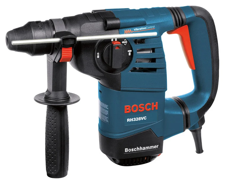 Bosch RH328VC 1-1/8″ L-Shaped SDS Rotary Hammer with Active Vibration Control