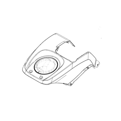 1750161Yp Cover Top Black Briggs and Stratton Genuine OEM Part