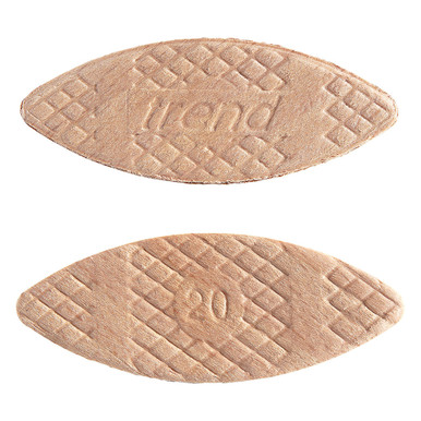 Trend 100pcs Beechwood Joining Biscuits (No. 20) for Woodworking, Joinery, and Furniture Framing, BSC/20/100