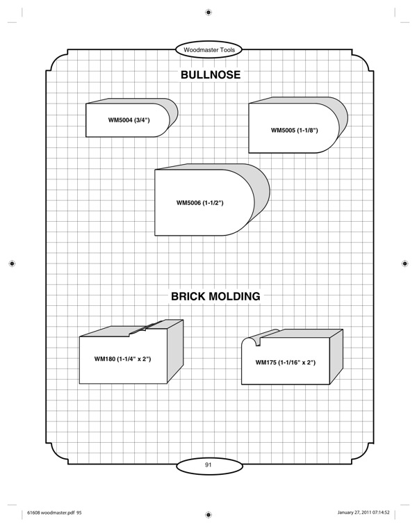 Bullnose Knife and Brick Molding