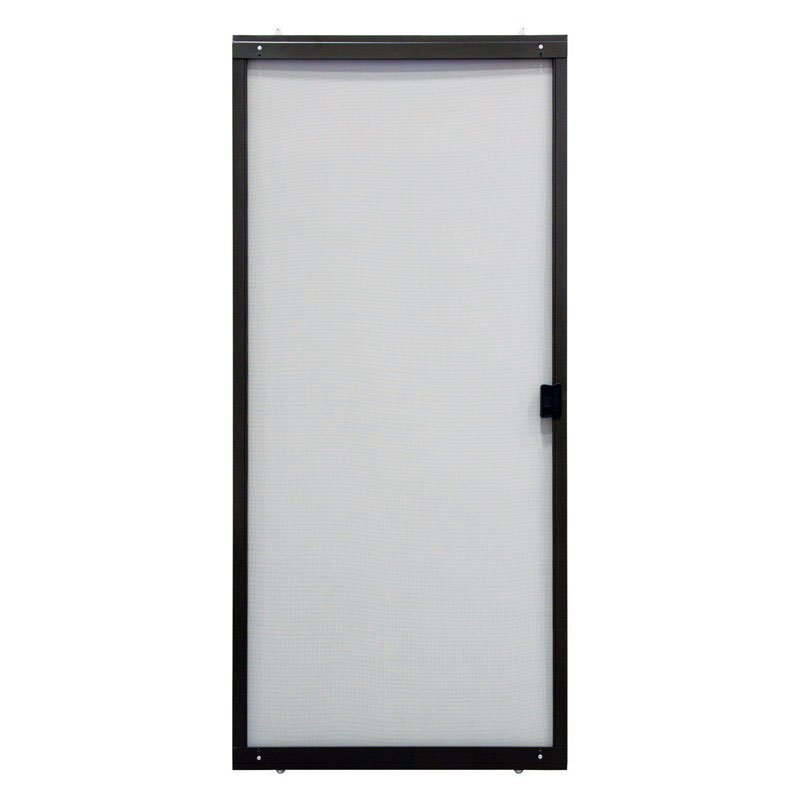 Precision 3700BZ2668 79 in. H X 30 in. W Breezeway Bronze Steel Adjustable Sliding Screen Door