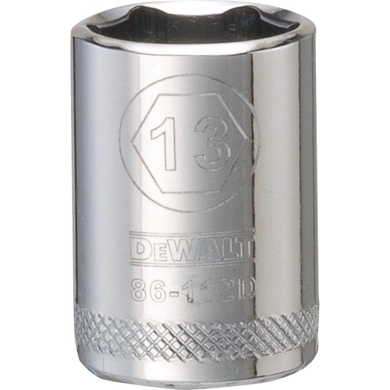 Dewalt DWMT86112OSP 13 mm X 1/4 in. drive Metric 6 Point Socket 1 pc