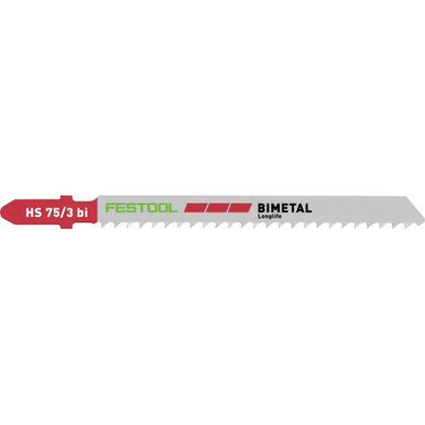 Festool 204336 Jigsaw blade HS 75/3 BI/5 PLASTICS SOLID MATERIAL