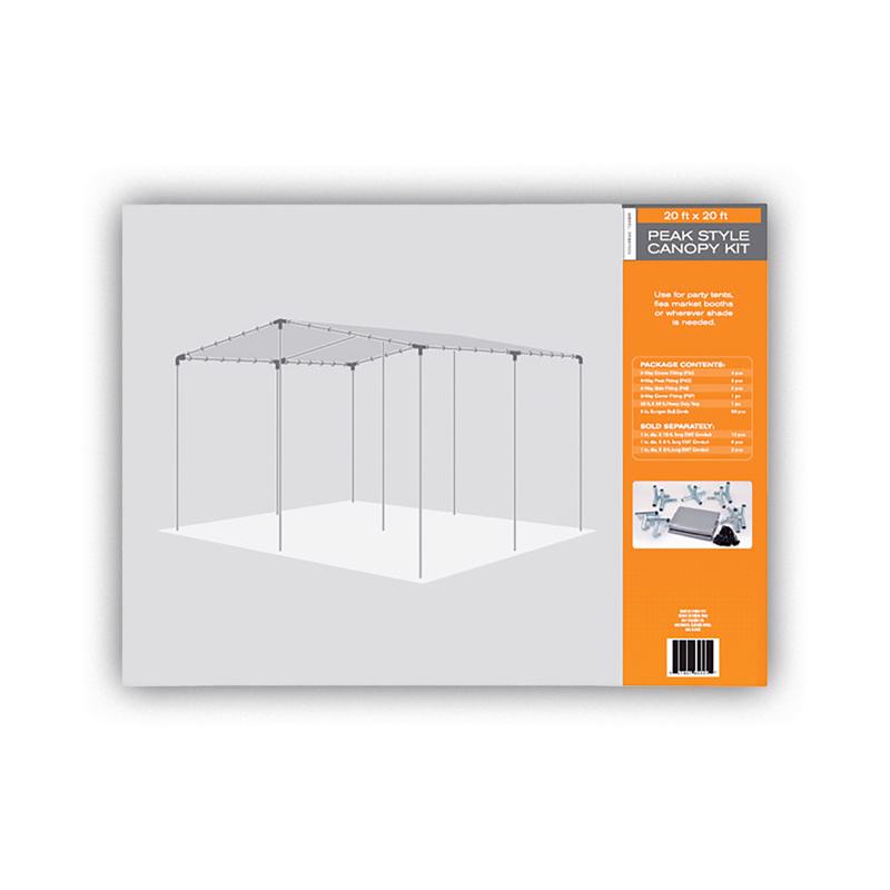 Ahc DRG60325 20 ft. W X 20 ft. L Heavy Duty Polyethylene Canopy Tarp Silver