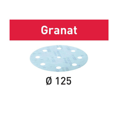 Festool 497181 Abrasive sheet STF D125/8 P1200 GR/50 Granat