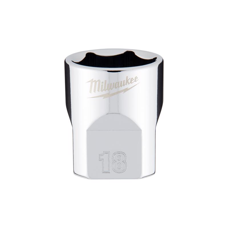 Milwaukee 45-34-9088 3/8"Drive 18MM 6 Point Socket