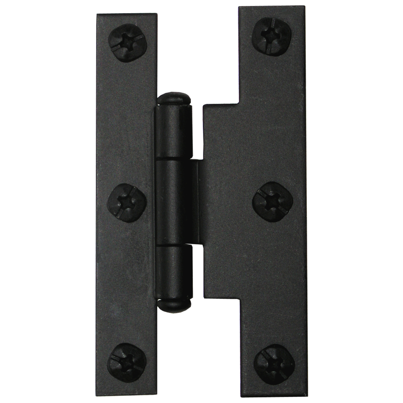 Acorn AH2BQ 1-11/16 in. W Iron Black Iron H-L Hinge 1 pk