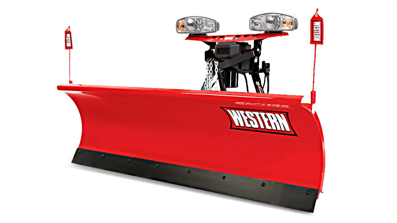 WESTERN 7'6" PRO-PLOW 3 Straight Blade Snowplow