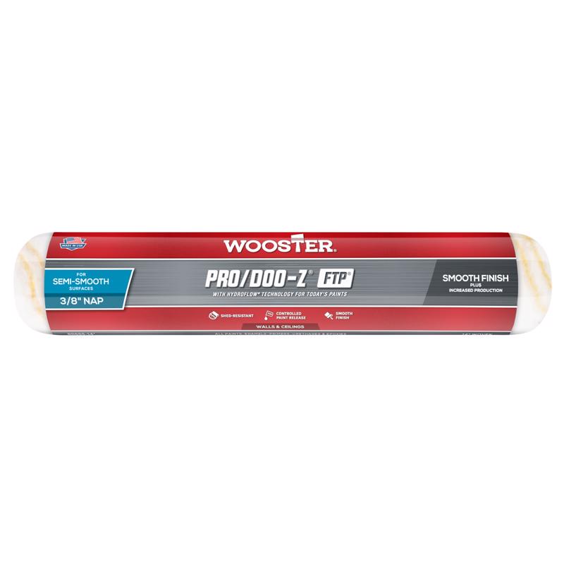 Wooster RR666-14 Pro/Doo-Z FTP Synthetic Blend 14 in. W X 3/8 in. Mini Paint Roller Cover 1 pk