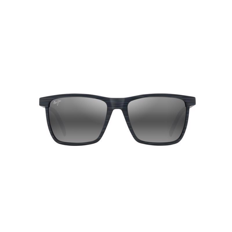 Maui Jim 603429072032 One Way Sunglasses Unisex Gray Stripe Frame Neutral Gray Lens Polarized