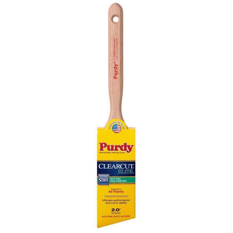 Purdy 144152820 Clearcut Elite Glide 2 in. Ultra Stiff Angle Trim Paint Brush