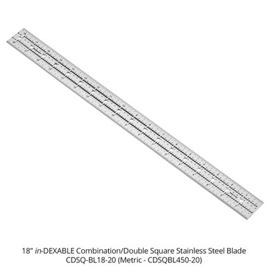 Woodpeckers CDSQ-BL18-20 in-DEXABLE 18 Inch Combo/Doublee Square Blade Only